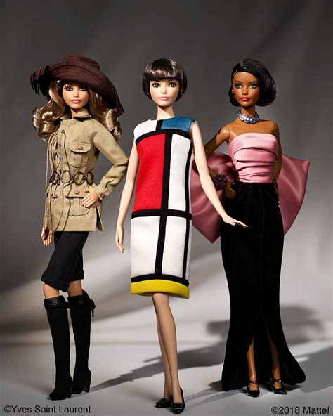 maglia barbie yves saint laurent doll|23 results for yves saint laurent barbie doll .